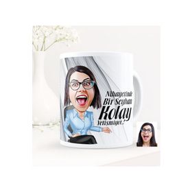Kişiye Özel Kolay Yetişmiyor Kadın Kupa Bardak