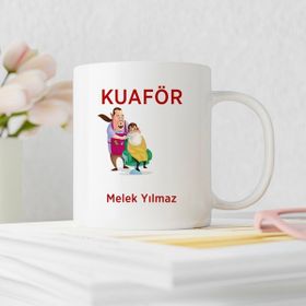 Kişiye Özel Kuaför Tasarımlı Kupa Bardak