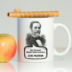 Kişiye Özel Lois Pasteur Beyaz Kupa Bardak