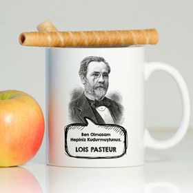 Kişiye Özel Lois Pasteur Beyaz Kupa Bardak