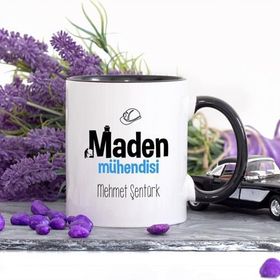 Kişiye Özel Maden Mühendisi Kupa Bardak