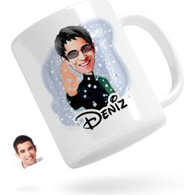 Kişiye Özel Matrix Neo Karikatürlü Beyaz Kupa