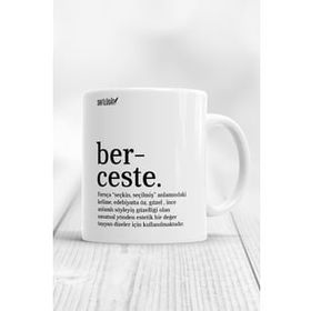 Kişiye Özel Mânâ Berceste Beyaz Kupa Bardak