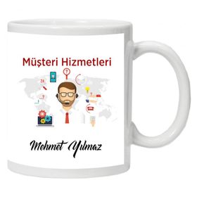 Kişiye Özel Müşteri Hizmetleri Kupa Bardak