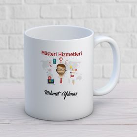 Kişiye Özel Müşteri Hizmetleri Kupa Bardak