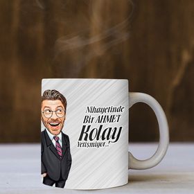 Kişiye Özel Nihayetinde Karikatürlü Kupa Bardak