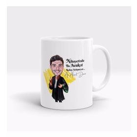 Kişiye Özel Nihayetinde Karikatürlü Kupa Bardak