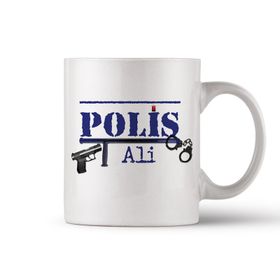 Kişiye Özel Polis Kupa Bardak