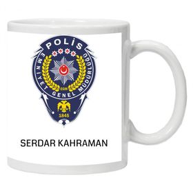 Kişiye Özel Polis Kupa Bardak