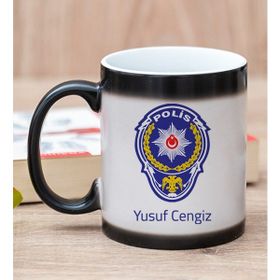 Kişiye Özel Polis Logolu Kupa