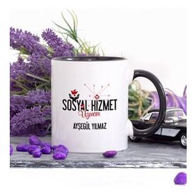 Kişiye Özel Sosyal Hizmet Uzmanı-Lacivert Kupa Bardak