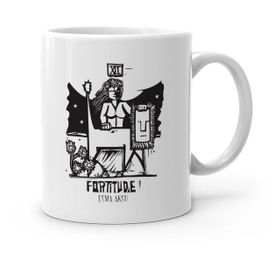 Kişiye Özel Tarot Fortitude Metanet Beyaz Kupa Bardak