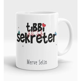 Kişiye Özel Tıbbi Sekreter Kupa Bardak