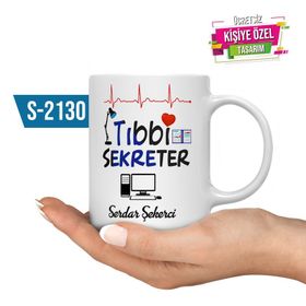 Kişiye Özel Tıbbi Sekreter Kupa Bardak