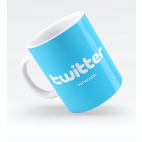 Kişiye Özel Twitter-1 Beyaz Kupa Bardak