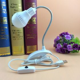 Kıskaçlı Beyaz Led Masa Lambası