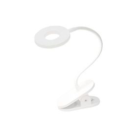 Kıskaçlı Beyaz Led Masa Lambası