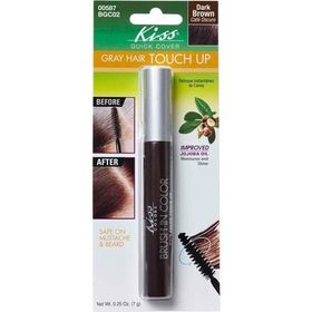 Kiss Brush-İn Color Kahverengi Beyaz Saç Kapatıcı