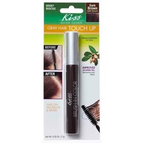 Kiss Brush-İn Color Kahverengi Beyaz Saç Kapatıcı