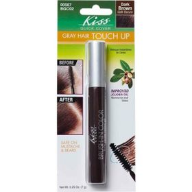 Kiss Brush-İn Color Kahverengi Beyaz Saç Kapatıcı
