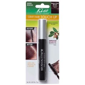 Kiss Brush-İn Color Siyah-Kahve Beyaz Saç Kapatıcı