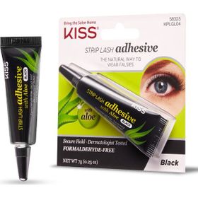 Kiss I Envy Strip Eyelash With Aloe Vera Komple Takma Kirpik Yapıştırıcısı