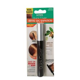 Kiss Quick Cover Kızıl Kahve 7 g Beyaz Kapatıcı Rimel