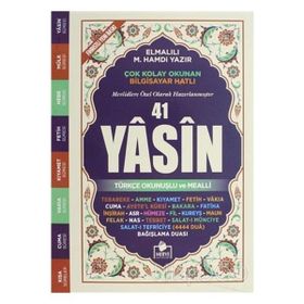 Kitap 006 Merve Yayınları 128 Sayfa Fihristli Türkçe Çanta Boy Yasin