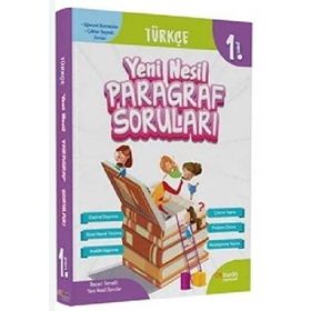 Kitap 1. Sınıf Türkçe Paragraf Yeni Nesil Soru Bankası