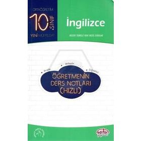 Kitap 10. Sınıf İngilizce Öğretmenin Ders Notları Hızlı-Editör Yayınları
