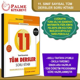 Kitap 11. Sınıf Sayısal Tüm Dersler Soru Bankası Yeni-Palme Yayıncılık