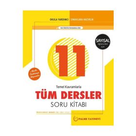 Kitap 11. Sınıf Sayısal Tüm Dersler Soru Bankası Yeni-Palme Yayıncılık