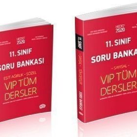 Kitap 11. Sınıf VIP Tüm Dersler Sayısal Soru Bankası Kırmızı Kitap-Editör Yayınları