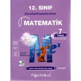 Kitap 12.Sınıf Matematik Konu Özetli Fasikül Soru Kitabı 7 Fasikül-Testokul Yayınları