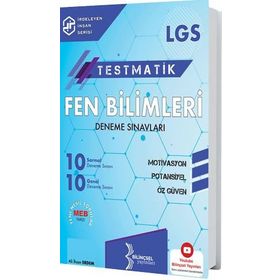 Kitap 2021 LGS Testmatik Fen Bilimleri Deneme Sınavları-Bilinçsel Yayınları