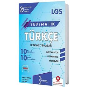 Kitap 2021 LGS Testmatik Türkçe Deneme Sınavları-Bilinçsel Yayınları