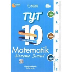 Kitap 2021 TYT 10 Deneme Sınavı Matematik-Palme Yayıncılık