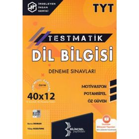 Kitap 2021 TYT Testmatik Dil Bilgisi Deneme Sınavları-Bilinçsel Yayınları