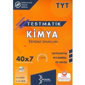 Kitap 2021 TYT Testmatik Kimya Deneme Sınavları-Bilinçsel Yayınları