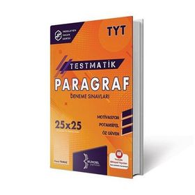 Kitap 2021 TYT Testmatik Paragraf Deneme Sınavları-Bilinçsel Yayınları