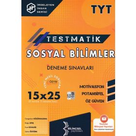 Kitap 2021 TYT Testmatik Sosyal Bilimler Deneme Sınavları-Bilinçsel Yayınları