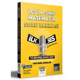 Kitap 2022 LGS İlk Ses Yeni Nesil Matematik Soru Bankası