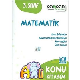 Kitap 3. Sınıf Matematik Afilli Konu Kitabım Yeni-Cancan Yayınları