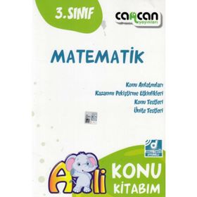 Kitap 3. Sınıf Matematik Afilli Konu Kitabım Yeni-Cancan Yayınları