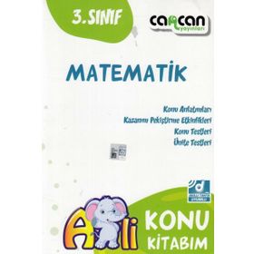 Kitap 3. Sınıf Matematik Afilli Konu Kitabım Yeni-Cancan Yayınları