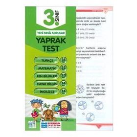 Kitap 3. Sınıf Tüm Dersler Yaprak Testler Yeni-Evrensel İletişim Yayınları