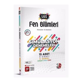 Kitap 3D Yayınları 8. Sınıf LGS Fen Bilimleri Simülasyon 15 Deneme