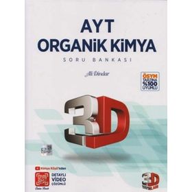 Kitap 3D Yayınları AYT Kimya Organik Soru Bankası