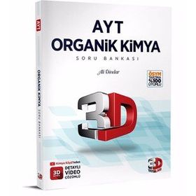 Kitap 3D Yayınları AYT Kimya Organik Soru Bankası
