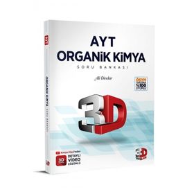 Kitap 3D Yayınları AYT Kimya Organik Soru Bankası